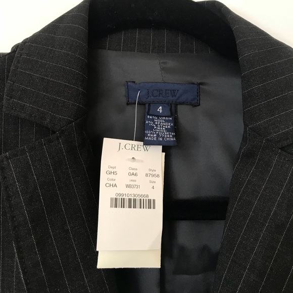 NWT J Crew Blazer In Black - Picture 6 of 6